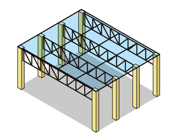 大きな体育館の床や屋根は どうやって作るの おしごとはくぶつかん
